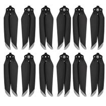 (12 unidades) de hélices de baixo ruído para DJI Mavic Air 2/Air 2s