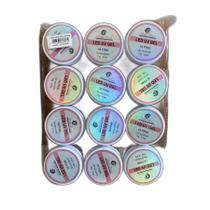 12 Unidades Gel Led Uv Esculpidor Unhas Acrigel Cor Pink
