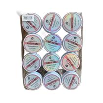 12 Unidades Gel Led Uv Esculpidor Unhas Acrigel Cor Pink