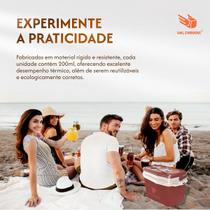 12 Unidades Gelo Reutilizável Artificial Gel Para Cooler Azul 12 Unidades Gelo Reutilizável Artificial Gel Para Cooler Azul