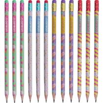 12 Unidades Lápis de Escrever HB Leo e Leo Picolé com Borracha Kit 12 Unidades Lápis de Escrever HB Leo e Leo Picolé com Borracha Kit
