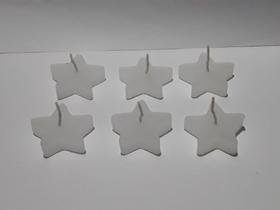 12 Unidades VELAS SEM CHEIRO FORMATO ESTRELA