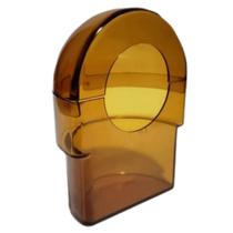 12 x Comedouro Meia Lua Animalplast 60ml - Ambar