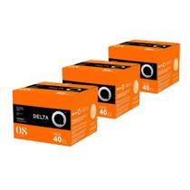 120 Cápsulas Delta Q Café Pack Econômico Aqtivus Int. 8