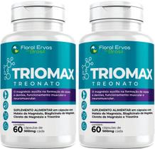 120 Cápsulas Magné sio Triomax Kit 2 frascos x 60 capsulas 120 Cápsulas Magné sio Triomax Kit 2 frascos x 60 capsulas