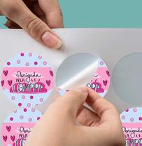 120 Etiqueta Adesiva Obrigada pela compra 120 Etiqueta Adesiva Obrigada pela compra