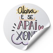 120 Etiquetas Adesivas Redondas Auto Colante Abra E Se Apaixone Modelo AD47 120 Etiquetas Adesivas Redondas Auto Colante Abra E Se Apaixone Modelo AD47