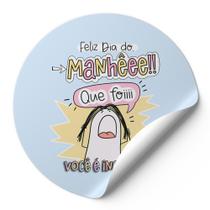 120 Etiquetas Auto Colante Adesivos Redondos Meme Bentô Feliz Dia Do Manhêee Que Foi Você É Incrível Fundo Azul AD328 120 Etiquetas Auto Colante Adesivos Redondos Meme Bentô Feliz Dia Do Manhêee Que Foi Você É Incrível Fundo Azul AD328
