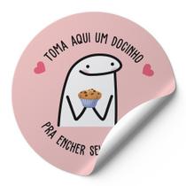 120 Etiquetas Auto Colante Adesivos Redondos Meme Bentô Flork "Toma Aqui Um Docinho, Pra Encher Seu Buchinho" Brigadeiro, Doces Etc Rosa Nude AD00402 120 Etiquetas Auto Colante Adesivos Redondos Meme Bentô Flork "Toma Aqui Um Docinho, Pra Encher Seu Buchinho" Brigadeiro, Doces Etc Rosa Nude AD00402