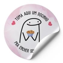 120 Etiquetas Auto Colante Adesivos Redondos Meme Bentô "Toma Aqui Um Docinho, Pra Encher Seu Buchinho" Brigadeiro, Doces Etc Fundo Boho Rosa AD00406 120 Etiquetas Auto Colante Adesivos Redondos Meme Bentô "Toma Aqui Um Docinho, Pra Encher Seu Buchinho" Brigadeiro, Doces Etc Fundo Boho Rosa AD00406