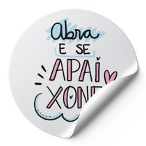 120 Etiquetas Redondas Adesivas Auto Colante Abra E Se Apaixone Modelo AD50 120 Etiquetas Redondas Adesivas Auto Colante Abra E Se Apaixone Modelo AD50