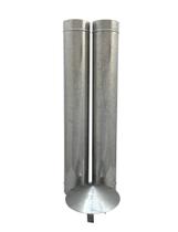 1,20 m de duto galvanizado de 180 mm de diâmetro com chapéu chinês 1,20 m de duto galvanizado de 180 mm de diâmetro com chapéu chinês