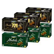 120 Pastilhas de Chocolate, Menta e 70% Cacau, Montevérgine 120 Pastilhas de Chocolate, Menta e 70% Cacau, Montevérgine