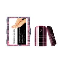 120 Peças De Moldes Duplos Para Unhas Em Gel, Pontas De Unhas De Acrílico Para Cobertura Total, 120 Peças De Moldes Duplos Para Unhas Em Gel, Pontas De Unhas De Acrílico Para Cobertura Total,