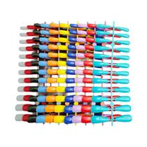 120 Peças De Unhas Postiças Matte Em Cores Aleatórias, Curtas E Longas, Cobertura Completa Para