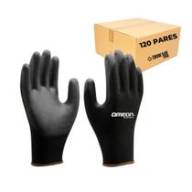 120 Pr Luva PU Multitato P/Trabalho Mecânico Montador