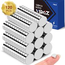 120 unidades de ímãs pequenos Geladeira VSKIZ Tiny Rare Earth Magnet 8x2mm