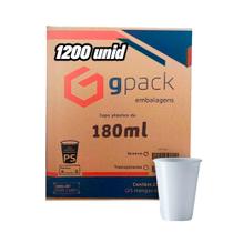 1200 Copos Descartáveis P/ Café Resistentes Até 100oc - 180 Ml