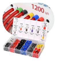 1200 Terminais Elétricos Tubular Ilhós Pre Isolado Para Fio 1200 Terminais Elétricos Tubular Ilhós Pre Isolado Para Fio