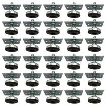 (120pçs) Sapata, Pé Nivelador Placa 30x45 Rosca 5/16 Atacado