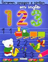 123 - colecao escrever, apagar e pintar em ingles - Girassol