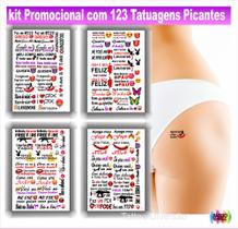 123 Tatuagens Temporária Depilação Intima Frases E Imagem