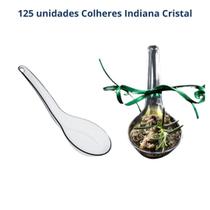 125 unids Colher Indiana Cristal (5pct) - Plastilânia 125 unids Colher Indiana Cristal (5pct) - Plastilânia