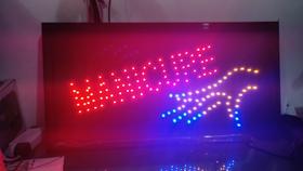 127v Letreiro led painel led placa com a escrita Manicure
