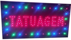 127v Painel led letreiro Luminoso placa Tatuagem