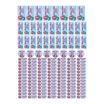 129 Etiquetas Escolares Personalizado Vinil Sereia