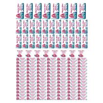 129 Etiquetas Escolares Personalizado Vinil Sereia