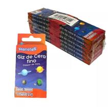 12cx Giz de Cera Gizão Grosso 12 Cores Giz Escolar Material Volta as Aulas Giz Grande Atacado 12cx Giz de Cera Gizão Grosso 12 Cores Giz Escolar Material Volta as Aulas Giz Grande Atacado