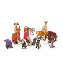 12pcs Ice Age Sid Manny Allie Diego Figura Modelo de brinquedo