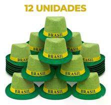 12UN Chapéu Malandrinho Brasil Verde Festa Junina Copa 2026 12UN Chapéu Malandrinho Brasil Verde Festa Junina Copa 2026