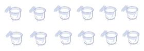 12un Porta Vitamina Cristal 14ml Para Pássaros Injetfour