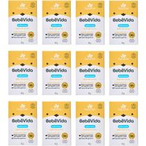 12UN Sabonete Vegetal Bebe Vida Leite de Arroz 90g Davene