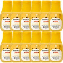 12UN Shampoo Leite De Arroz Bebe Vida 200ml Davene