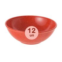 12un Tigela bowl 1lt salada petiscos Vermelho