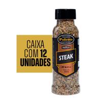 12unid Sal de Parrilla Steak Poletto - Tempero para churrasco 200g 12unid Sal de Parrilla Steak Poletto - Tempero para churrasco 200g