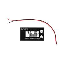 12V 24V 36V 48V 60V 80V 100V LCD Digital Voltage Tester Indicador De Capacidade Da Bateria Para