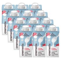 12x Creme Culinário Vegetal Cremeria A Tal da Castanha 200ml