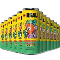 12X Energético Natural Funcional 269Ml Abacaxi Com Hortelã