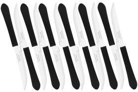 12x Faca Churrasco Tramontina Inox Cabo Polipropileno Preto 4 Pol 12x Faca Churrasco Tramontina Inox Cabo Polipropileno Preto 4 Pol