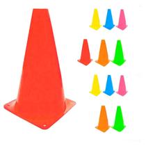 12x Mini Cone Sinalização Esportivo 23cm Agilidade Treino Colorido 12x Mini Cone Sinalização Esportivo 23cm Agilidade Treino Colorido