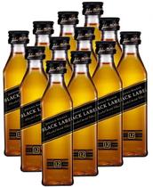 12x Miniatura de Whisky JOHNNY WALKER Black Label 50ml