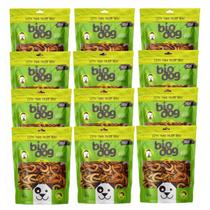 12x Petisco Bio Dog Gourmet Loop- para Cães- Frango-100g