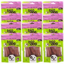 12x Petisco Bio Dog- Sensitive - Cordeiro com Pato- 100g