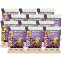 12x Snack Assado Chocolate Zaytas Protein Pacote 35g -
