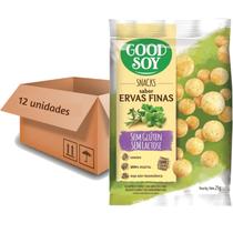 12X Snacks De Soja Goodsoy Sabor Ervas Finas 25G