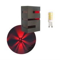 13 Arandela de Parede 13 Lente Colorida 13 Lâmpada Led 5w
